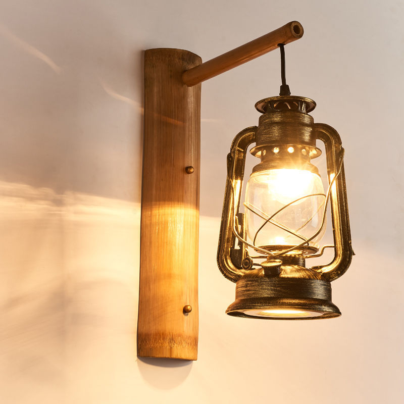 Retro Horse Lantern Wall Lamp For Home And Inn Decor