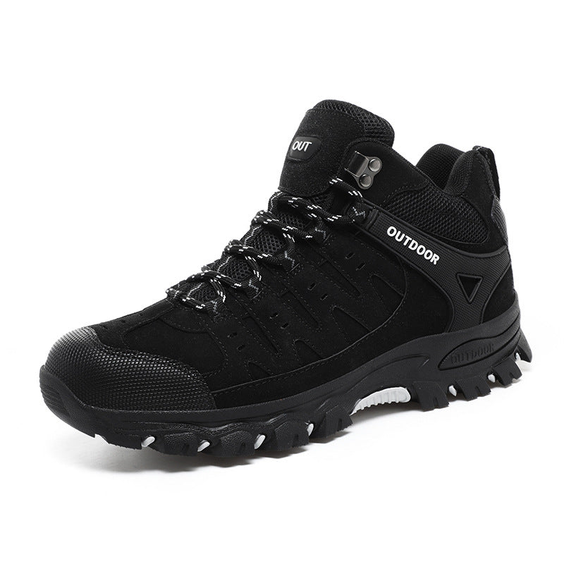 Men’s Plus-Size High-Top Hiking Shoes Non-Slip Durable