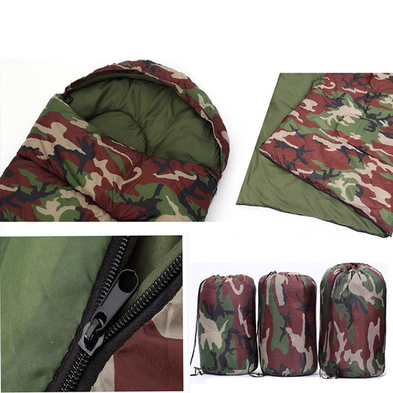 Emergency Camouflage Outdoor Sleeping Bag Lightweight Survival Bag