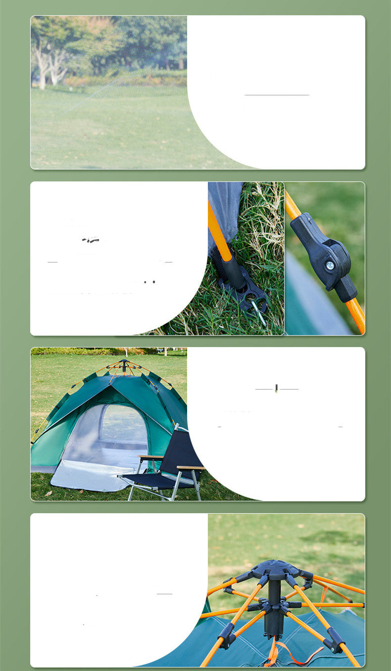 Automatic Quick-Open 2-Person Family Camping and Leisure Tent