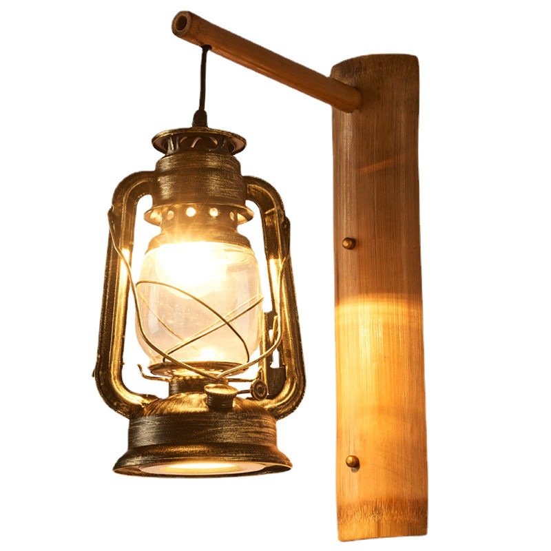 Retro Horse Lantern Wall Lamp For Home And Inn Decor