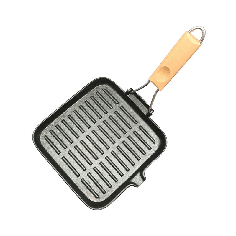 Camping Cast Iron Skillet And Folding Pan Set
