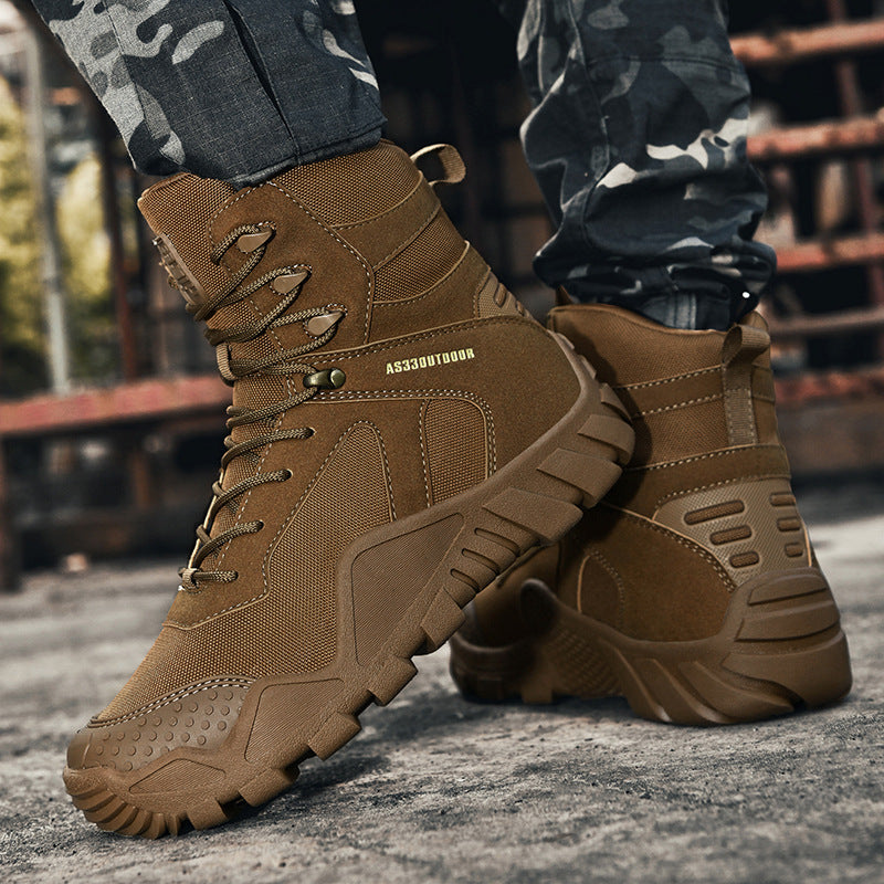 High-Top Tactical Outdoor Hiking Boots For Men