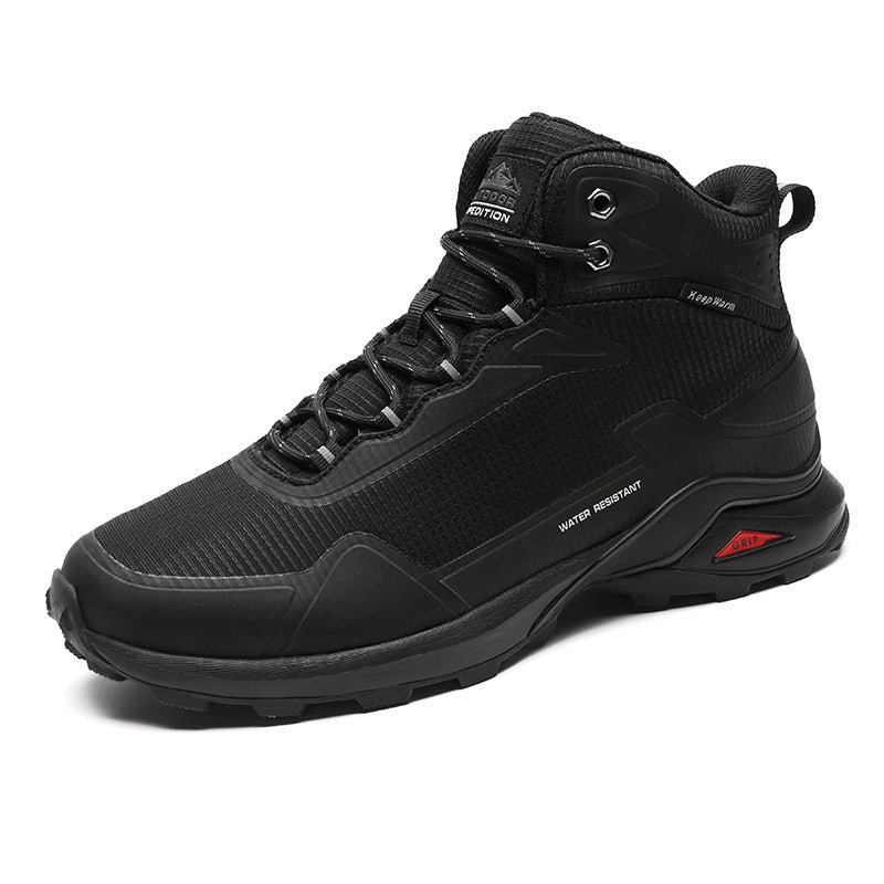 Men’s Large Size High-Top Hiking Shoes For Winter Outdoor