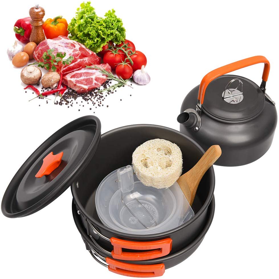 Travel Folding Picnic Tableware Set For Camping