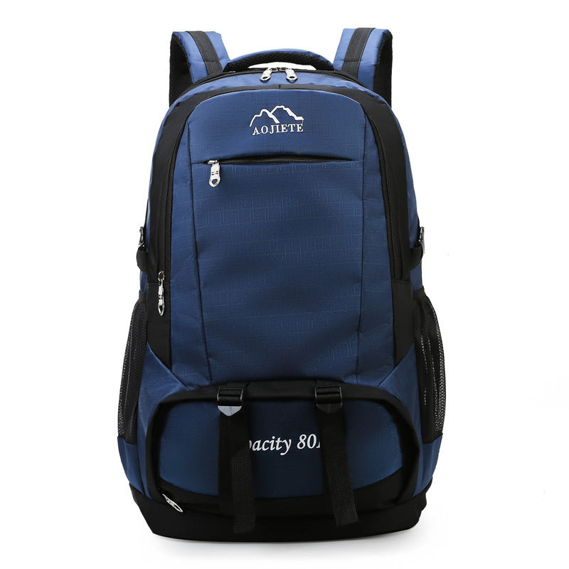 Men’s 60L Large Capacity Double Shoulder Backpack for Hiking