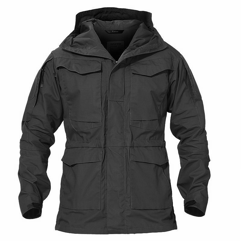 Men’s Windproof Camouflage Mid-Length Trench Coat