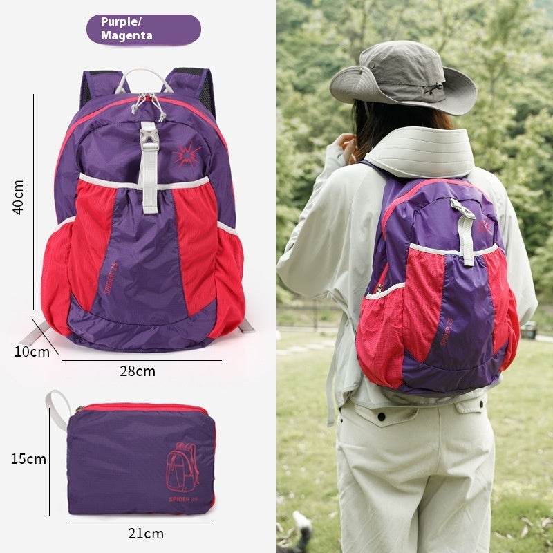 Portable Lightweight Mountaineering Backpack for Travel and Climbing