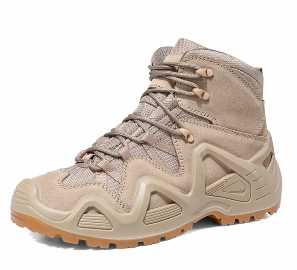 Mid-Top Tactical Hiking Shoes And Combat Boots For Outdoor Training