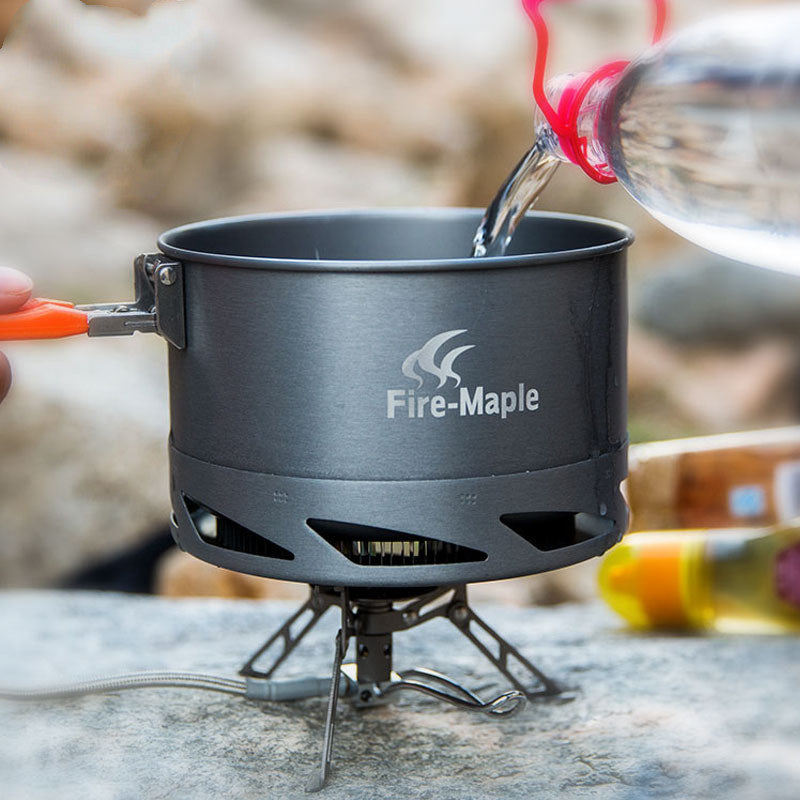 Outdoor Camping Cookware Set With Utensils Pots And Kettle