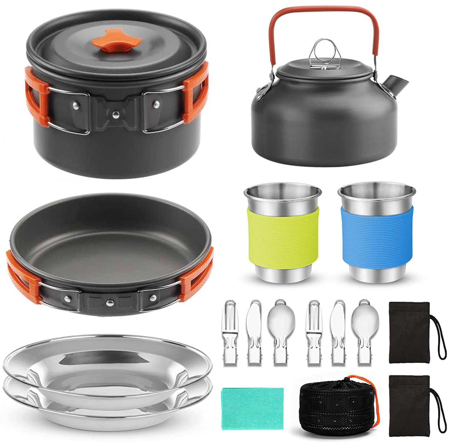 Outdoor Camping Teapot And Pot Set For Picnics